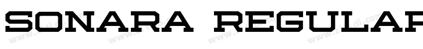 Sonara Regular字体转换 Sonara Regular字体转换